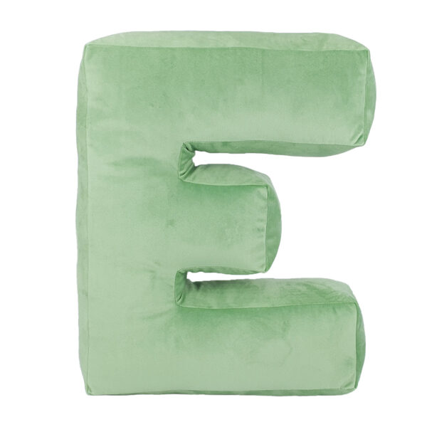 poduszka litera E velvet