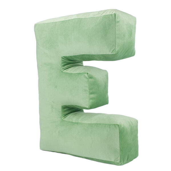 poduszka litera E velvet