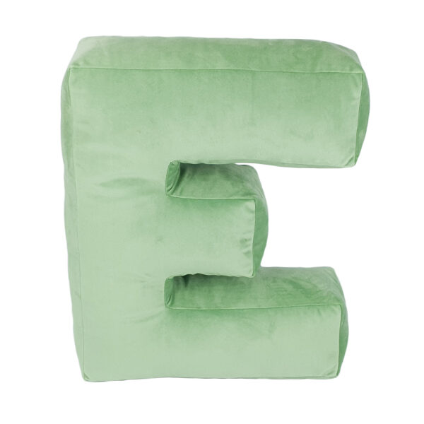 poduszka litera E velvet