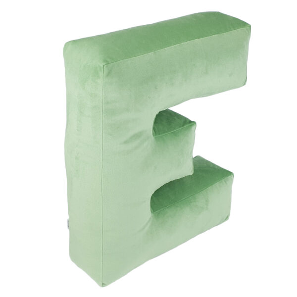 poduszka litera E velvet