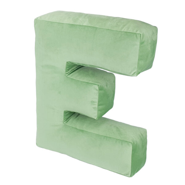 poduszka litera E velvet