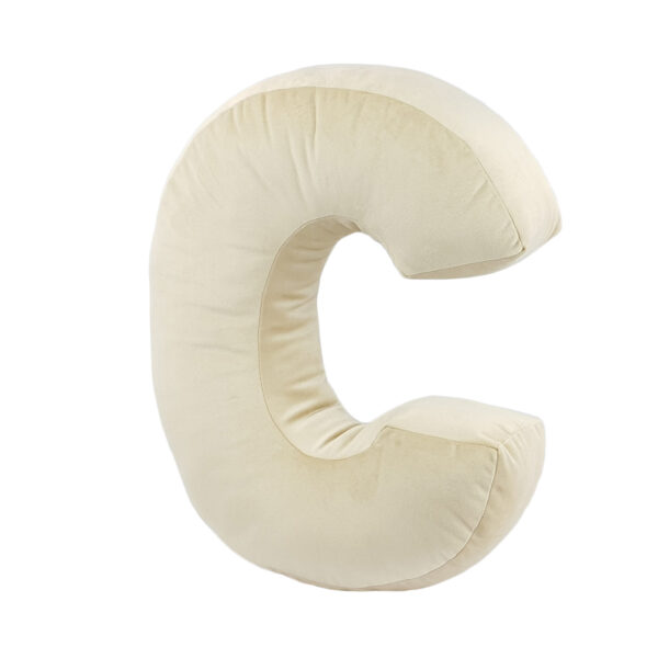 poduszka litera C velvet
