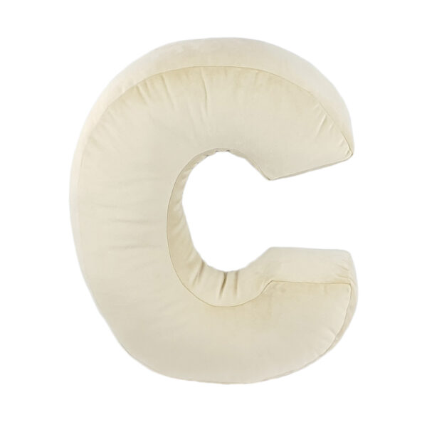 poduszka litera C velvet