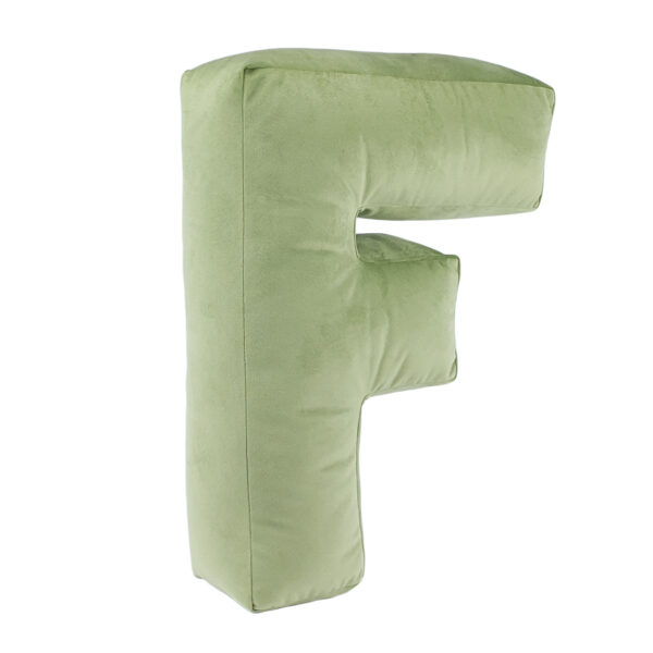 poduszka litera F velvet