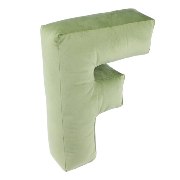 poduszka litera F velvet