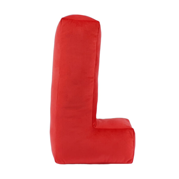 poduszka litera L velvet