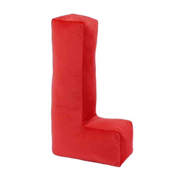 poduszka litera L velvet