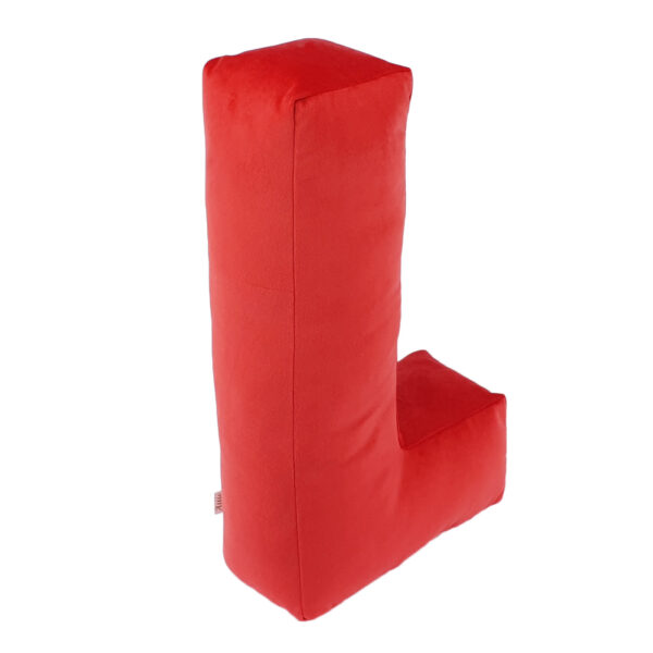 poduszka litera L velvet