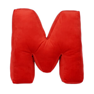 poduszka litera M velvet