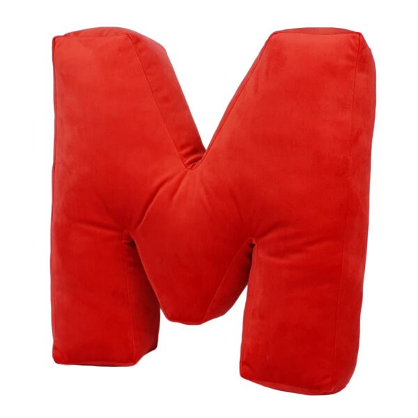 poduszka litera M velvet