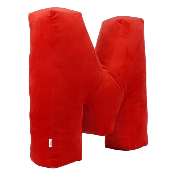 poduszka litera M velvet