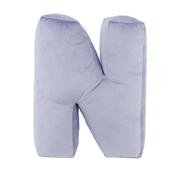 poduszka litera N velvet