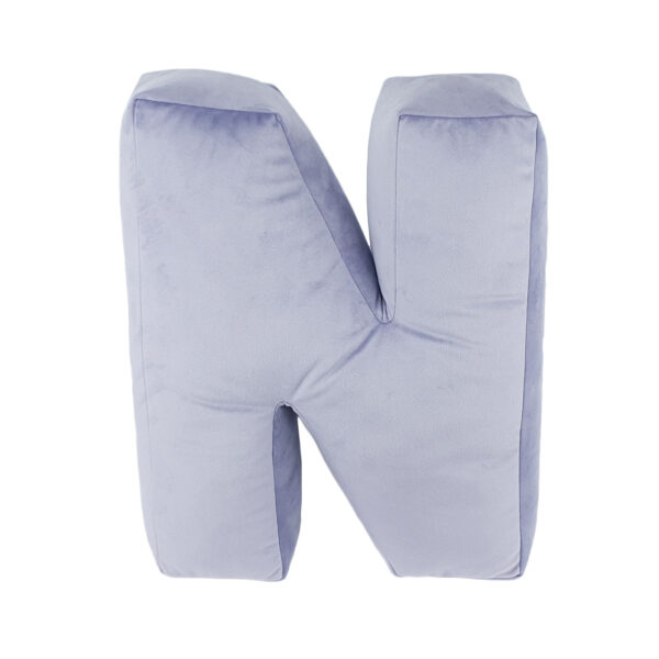 poduszka litera N velvet