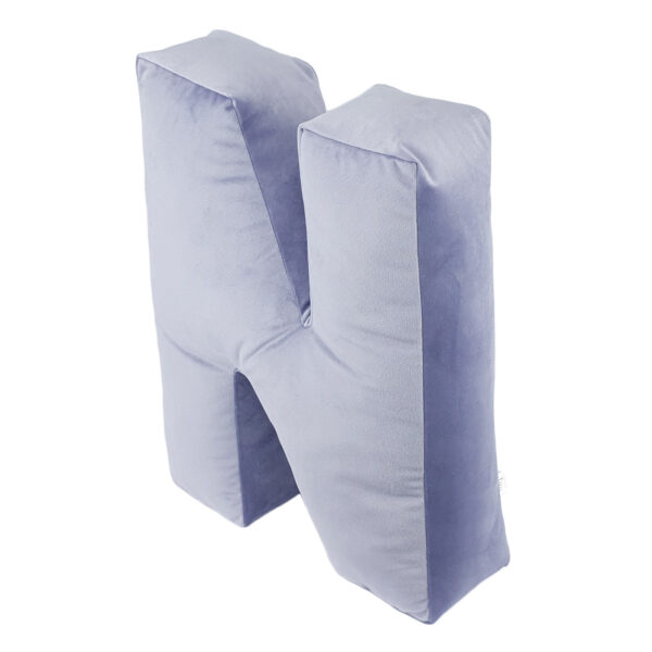 poduszka litera N velvet