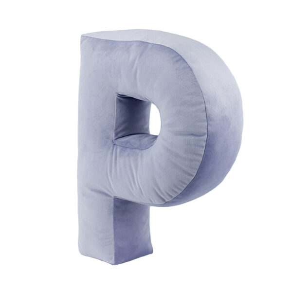 poduszka litera P velvet