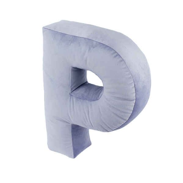 poduszka litera P velvet