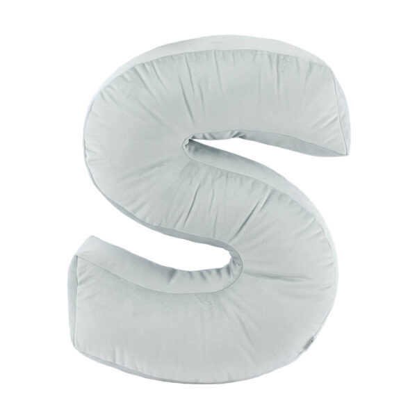 poduszka litera S velvet