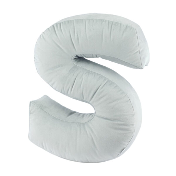 poduszka litera S velvet