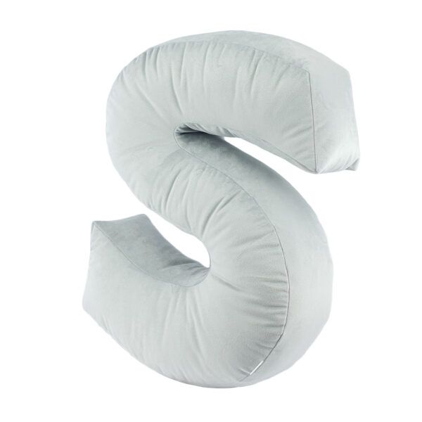 poduszka litera S velvet