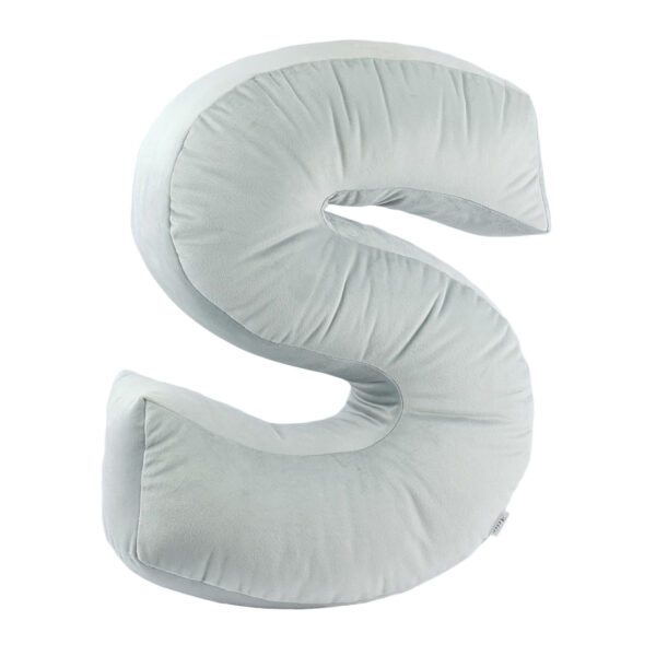 poduszka litera S velvet