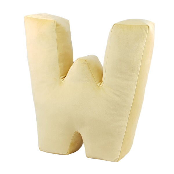 poduszka litera W velvet