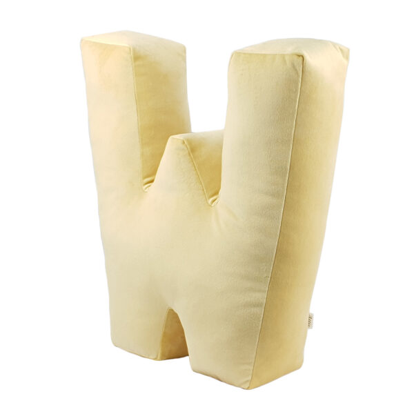 poduszka litera W velvet