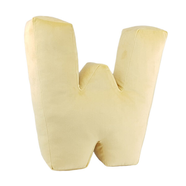 poduszka litera W velvet