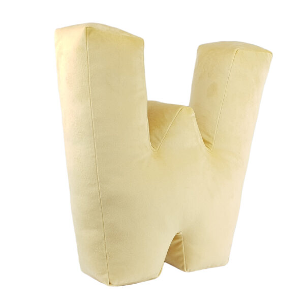 poduszka litera W velvet
