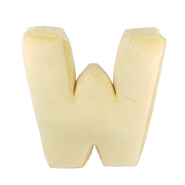 poduszka litera W velvet