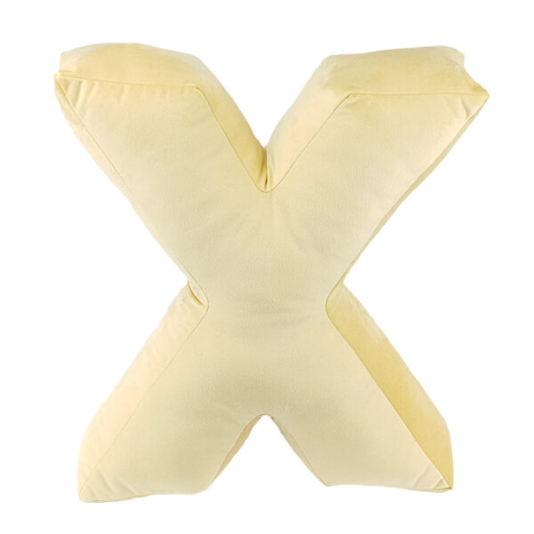 poduszka litera X velvet