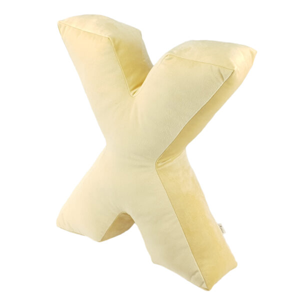 poduszka litera X velvet