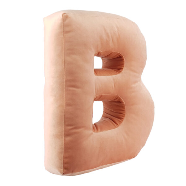 poduszka litera B velvet