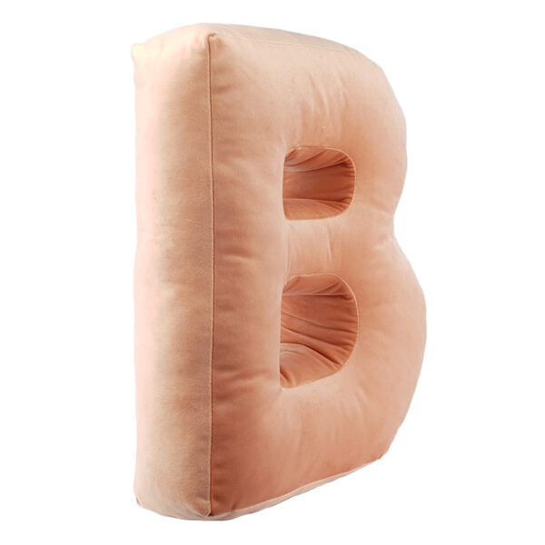 poduszka litera B velvet