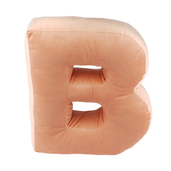 poduszka litera B velvet