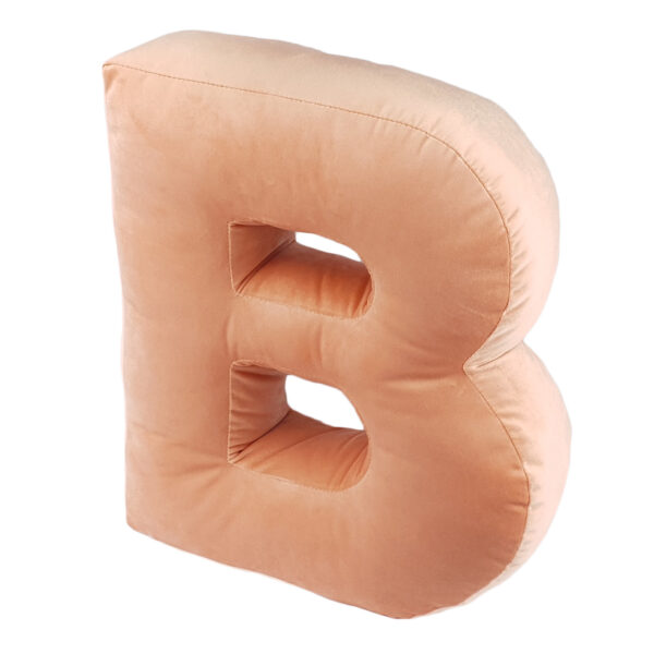 poduszka litera B velvet