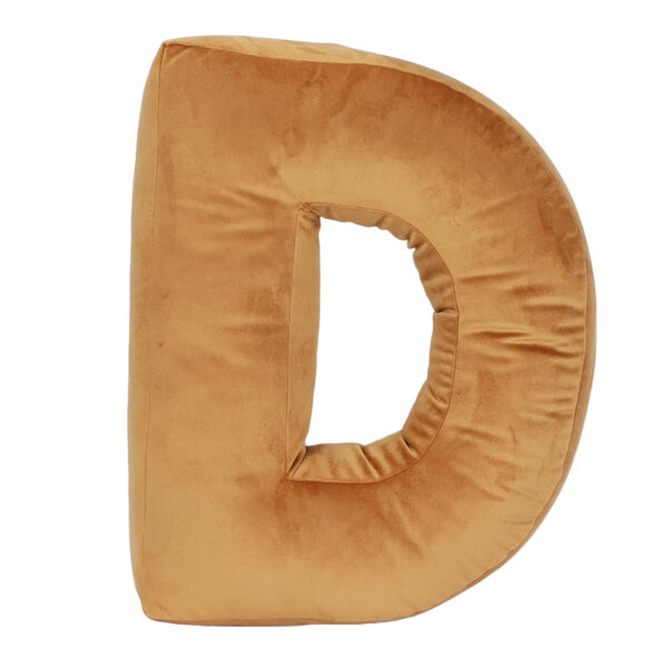 poduszka litera D velvet