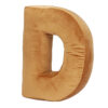 poduszka litera D velvet