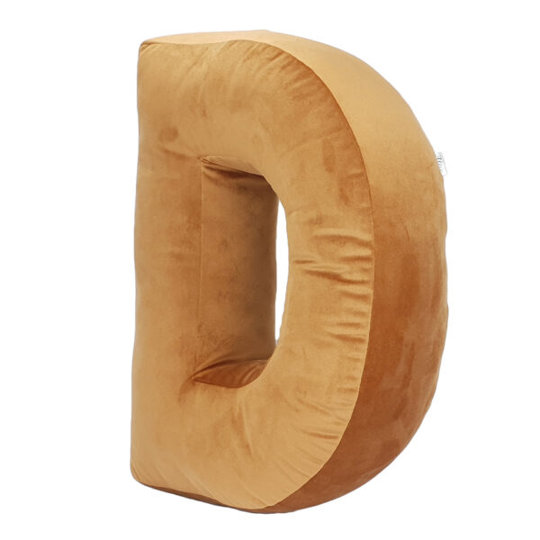 poduszka litera D velvet