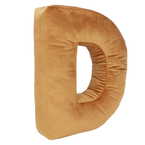 poduszka litera D velvet
