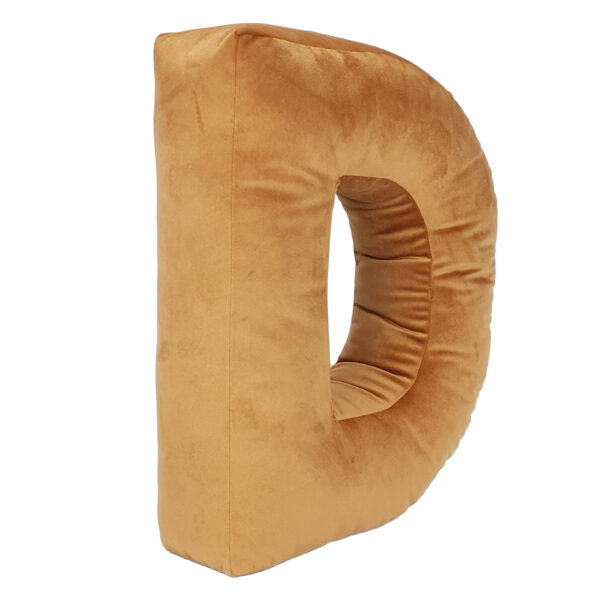 poduszka litera D velvet