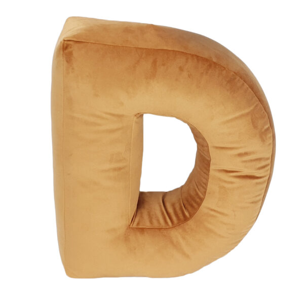 poduszka litera D velvet