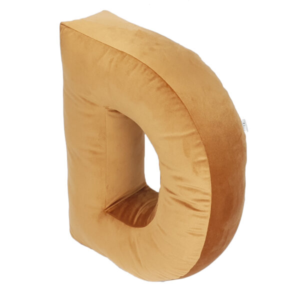 poduszka litera D velvet