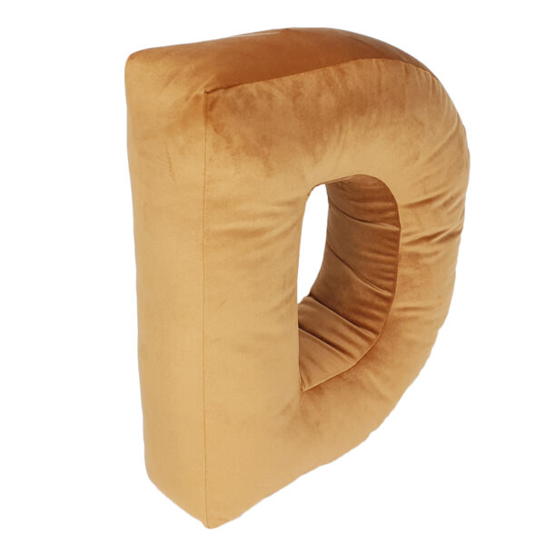 poduszka litera D velvet